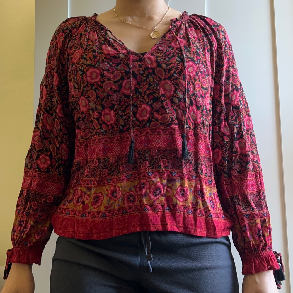 Women’s Floral Long Sleeve Shirt